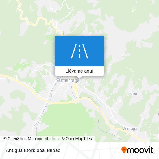 Mapa Antigua Etorbidea