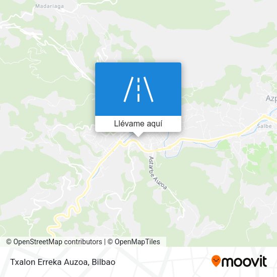 Mapa Txalon Erreka Auzoa