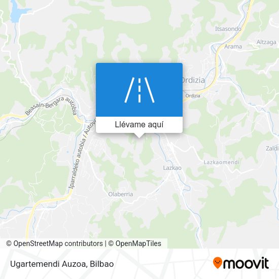 Mapa Ugartemendi Auzoa