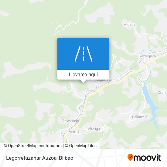 Mapa Legorretazahar Auzoa