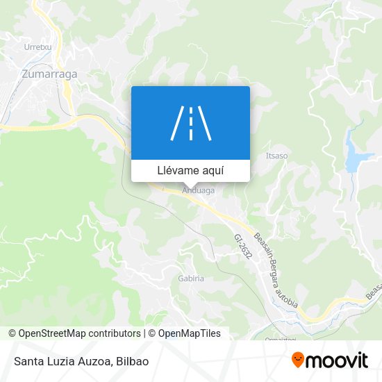 Mapa Santa Luzia Auzoa