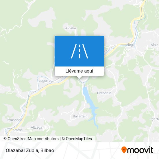 Mapa Olazabal Zubia