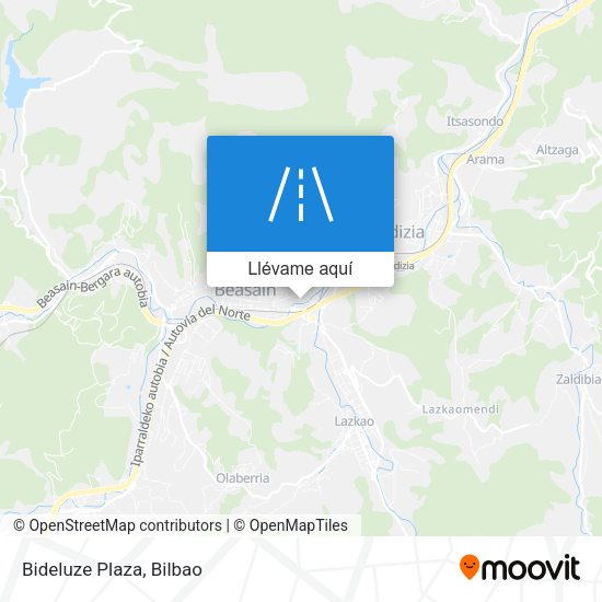 Mapa Bideluze Plaza