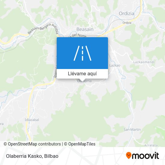 Mapa Olaberria Kasko