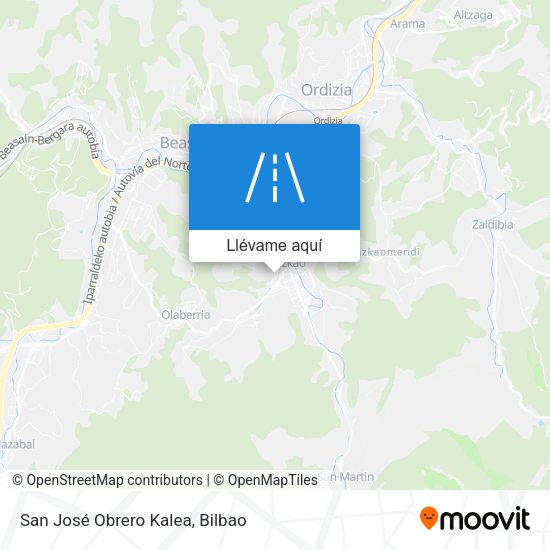 Mapa San José Obrero Kalea