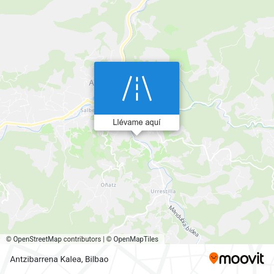 Mapa Antzibarrena Kalea