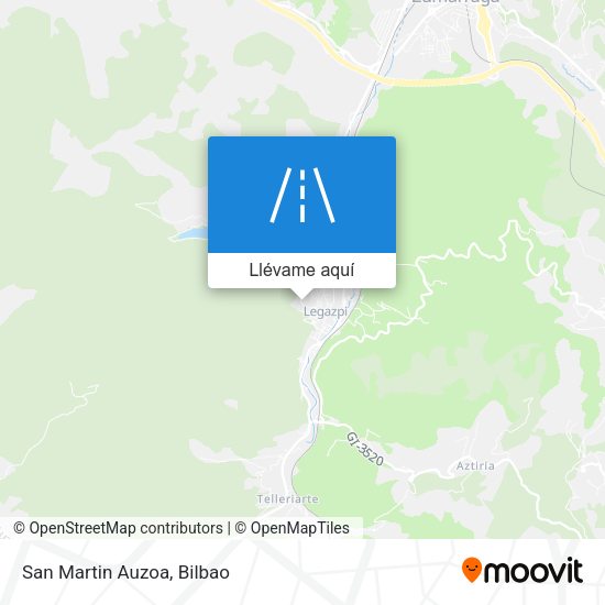 Mapa San Martin Auzoa