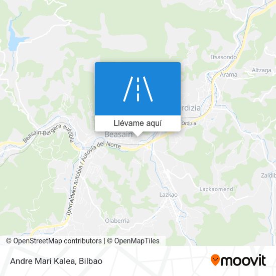 Mapa Andre Mari Kalea
