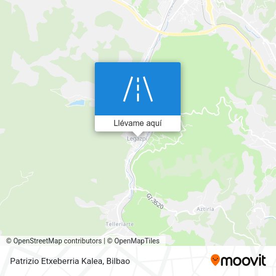 Mapa Patrizio Etxeberria Kalea