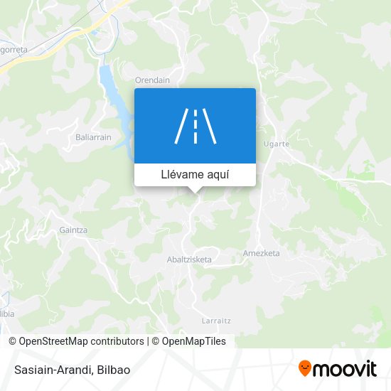 Mapa Sasiain-Arandi