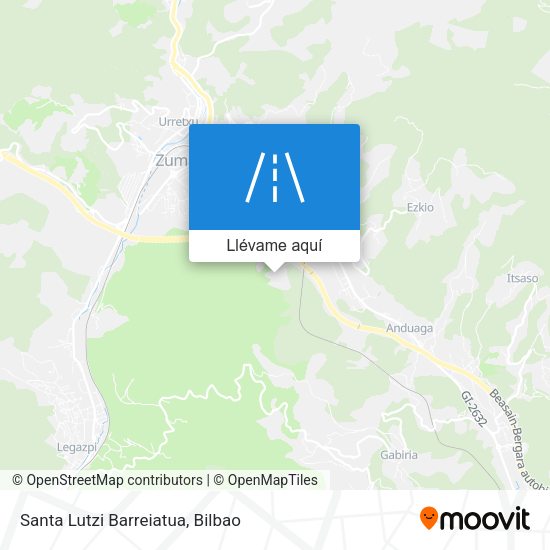 Mapa Santa Lutzi Barreiatua