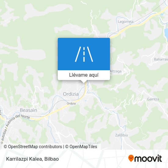 Mapa Karrilazpi Kalea