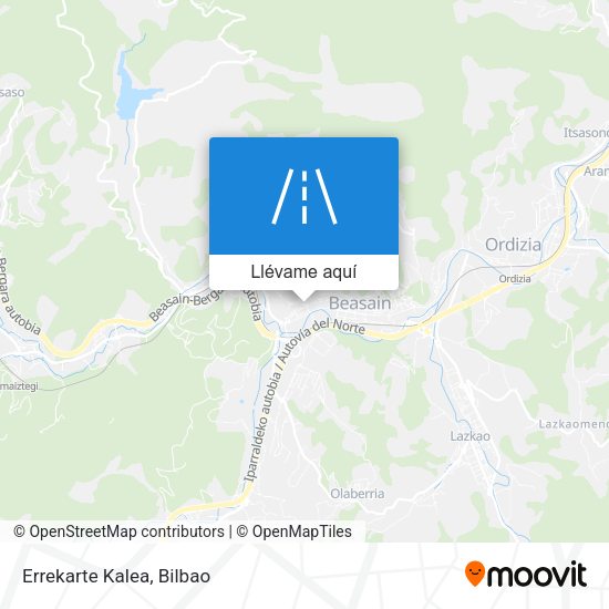Mapa Errekarte Kalea