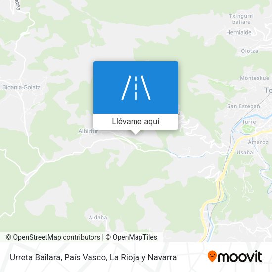 Mapa Urreta Bailara