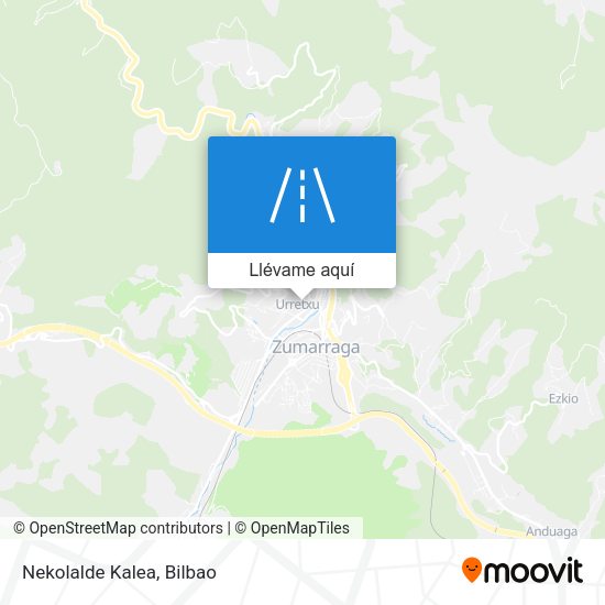 Mapa Nekolalde Kalea