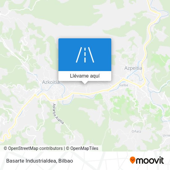 Mapa Basarte Industrialdea