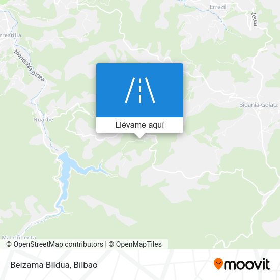 Mapa Beizama Bildua