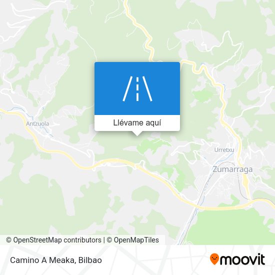Mapa Camino A Meaka