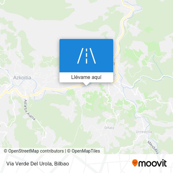 Mapa Vía Verde Del Urola