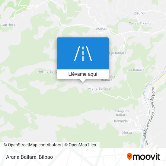 Mapa Arana Bailara