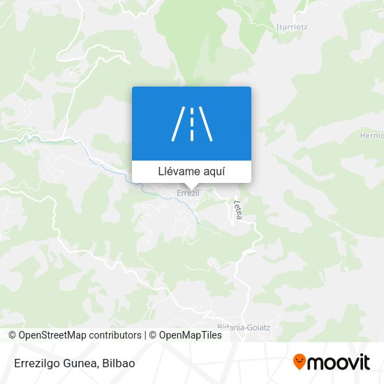 Mapa Errezilgo Gunea