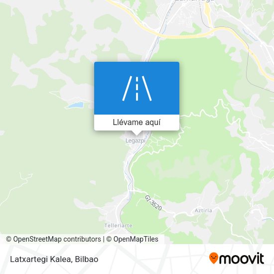 Mapa Latxartegi Kalea