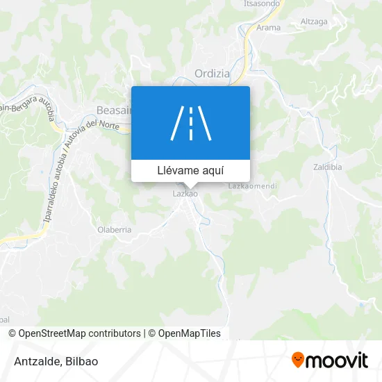 Mapa Antzalde