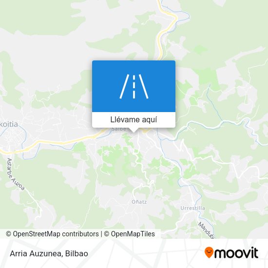 Mapa Arria Auzunea