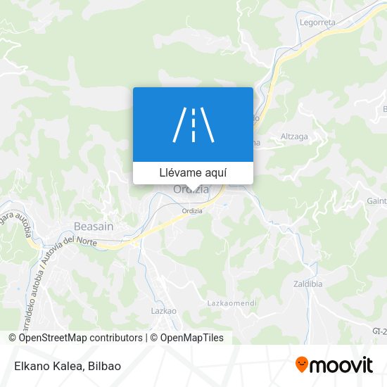Mapa Elkano Kalea