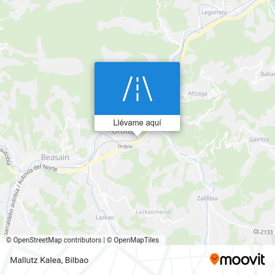 Mapa Mallutz Kalea