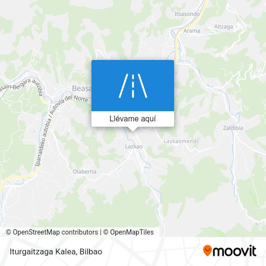 Mapa Iturgaitzaga Kalea