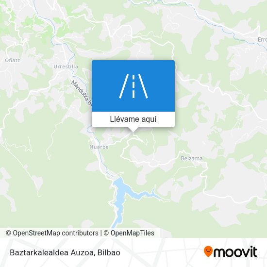 Mapa Baztarkalealdea Auzoa