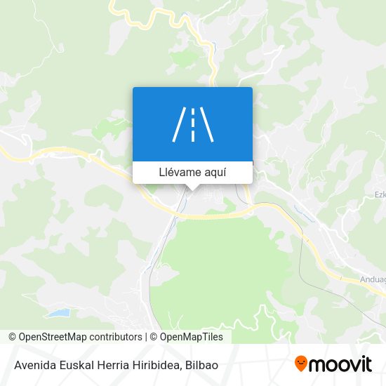 Mapa Avenida Euskal Herria Hiribidea
