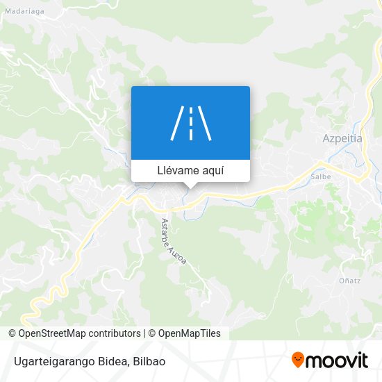 Mapa Ugarteigarango Bidea