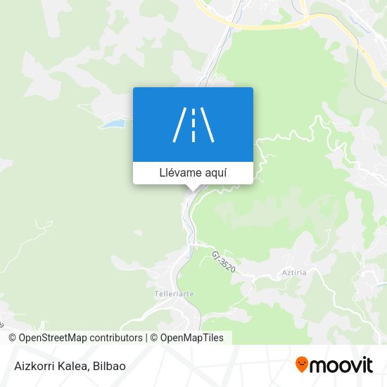 Mapa Aizkorri Kalea