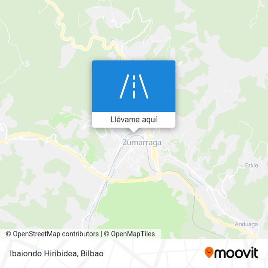 Mapa Ibaiondo Hiribidea