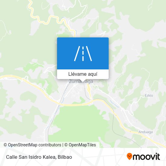 Mapa Calle San Isidro Kalea