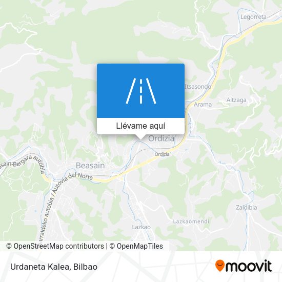 Mapa Urdaneta Kalea
