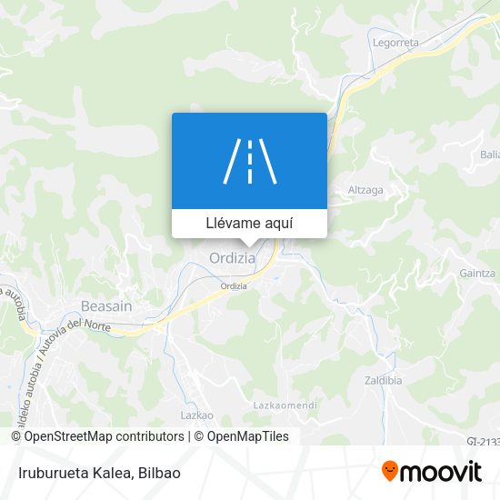 Mapa Iruburueta Kalea
