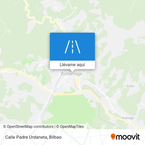 Mapa Calle Padre Urdaneta