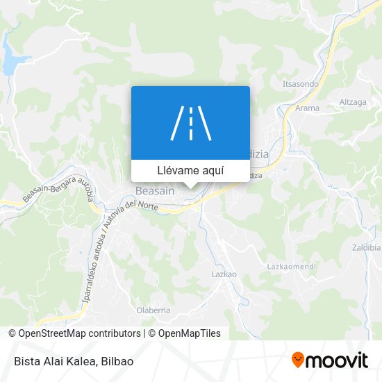 Mapa Bista Alai Kalea