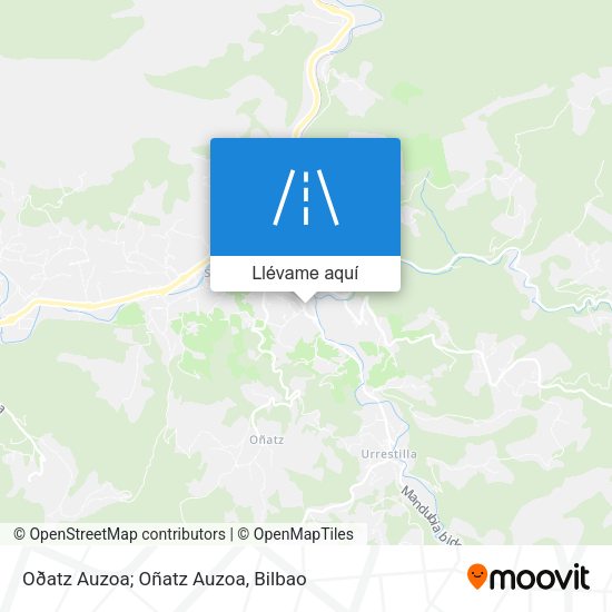 Mapa Oðatz Auzoa; Oñatz Auzoa