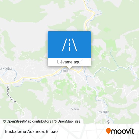 Mapa Euskalerria Auzunea