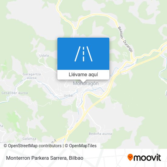 Mapa Monterron Parkera Sarrera