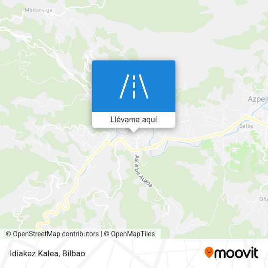 Mapa Idiakez Kalea