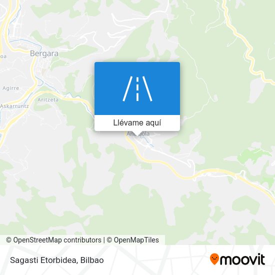 Mapa Sagasti Etorbidea