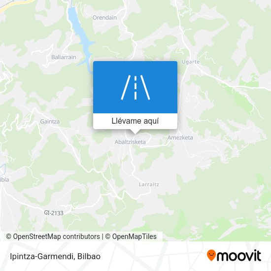 Mapa Ipintza-Garmendi