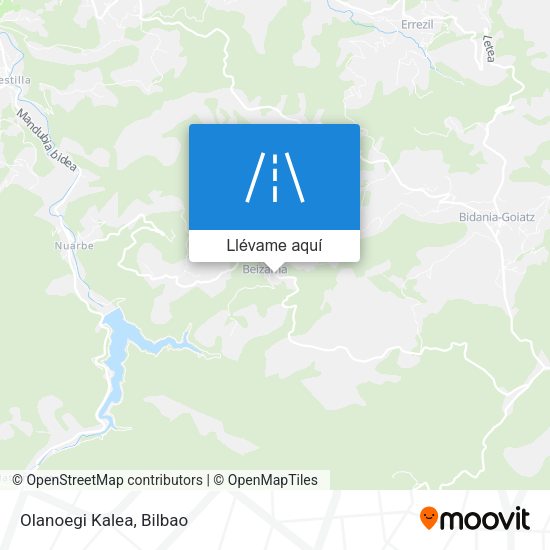 Mapa Olanoegi Kalea