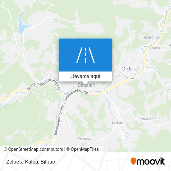 Mapa Zelaeta Kalea