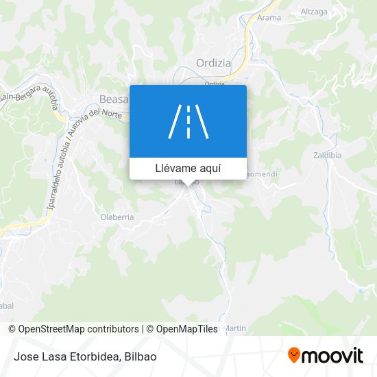 Mapa Jose Lasa Etorbidea